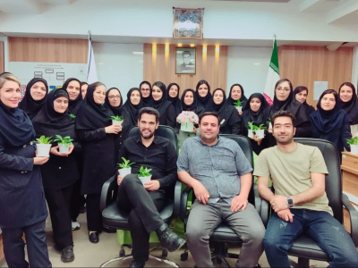 تجلیل از معمـاران نظم اطلاعات سـلامت در مرکـز آموزشـی درمانـی امیـن