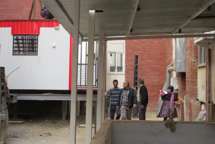 نصب کانکس الحاقی جهت داروخانه مرکز آموزشی درمانی امین 